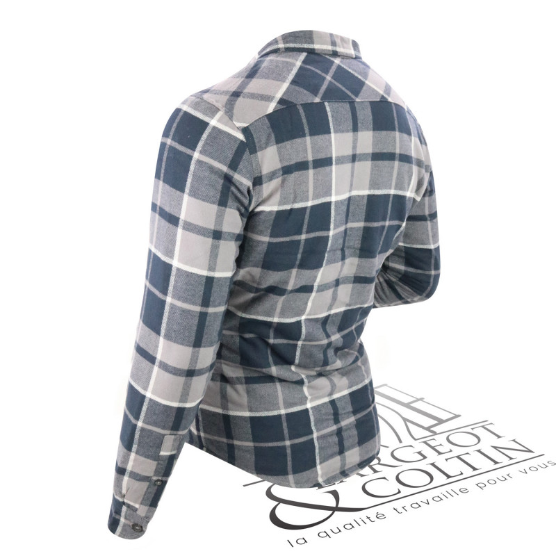 Chemise de travail à carreaux doublée Sherpa