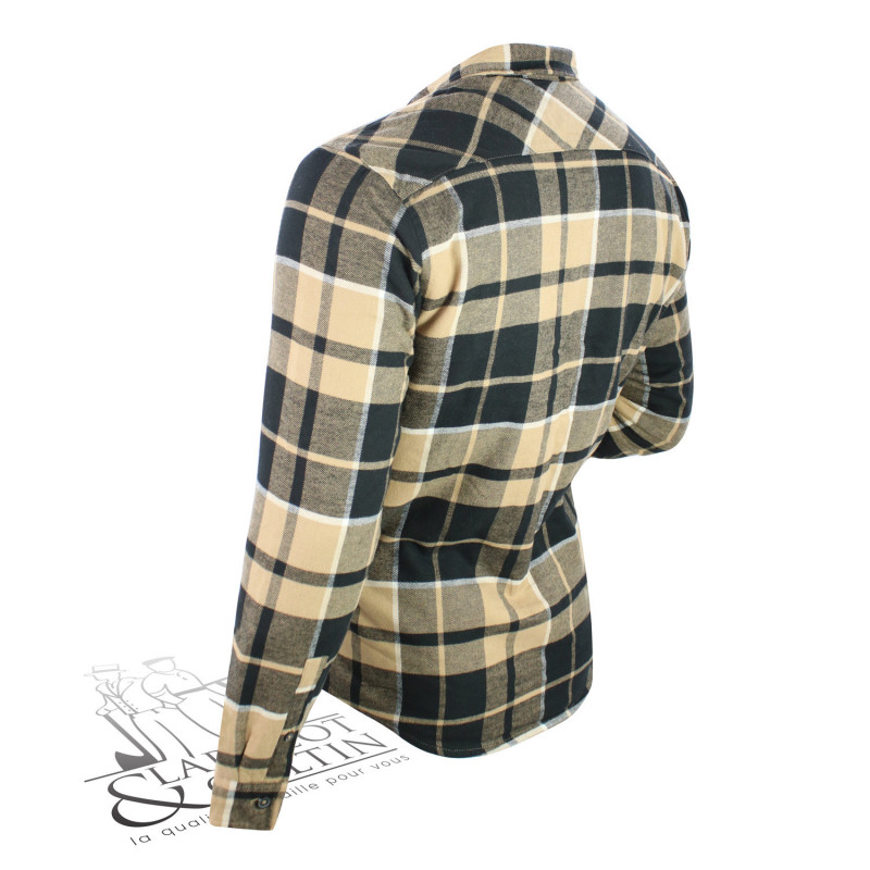 Chemise de travail à carreaux doublée Sherpa