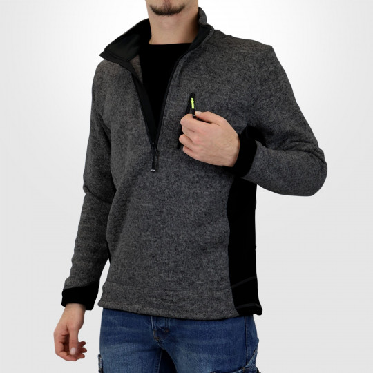 Polaire de travail homme Patrick FHB Anthracite
