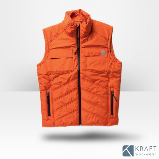 Gilet de travail sans manche Dike Giant orange