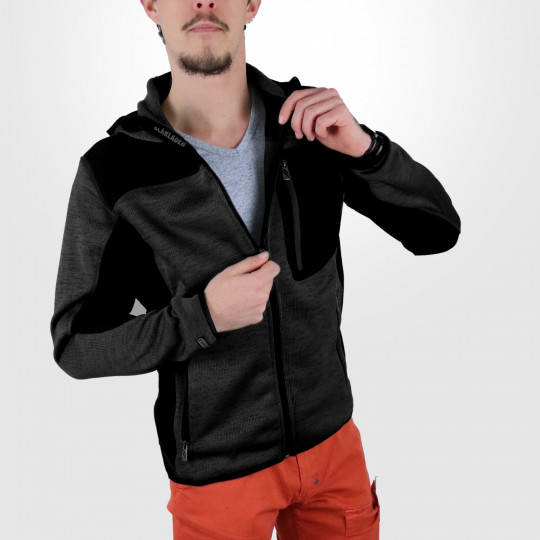 Gilet de travail à capuche Blaklader 4930 anthracite noir