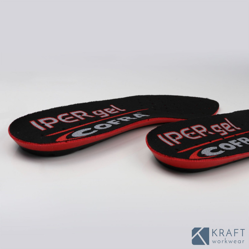 Semelle ergonomique en gel pour chaussure de sécurité