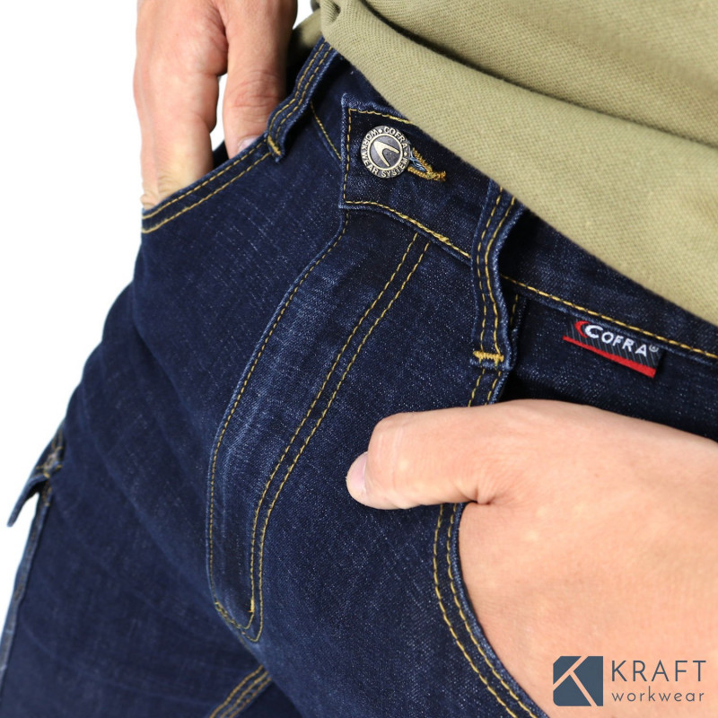 Short de travail en jeans Cofra Manacor