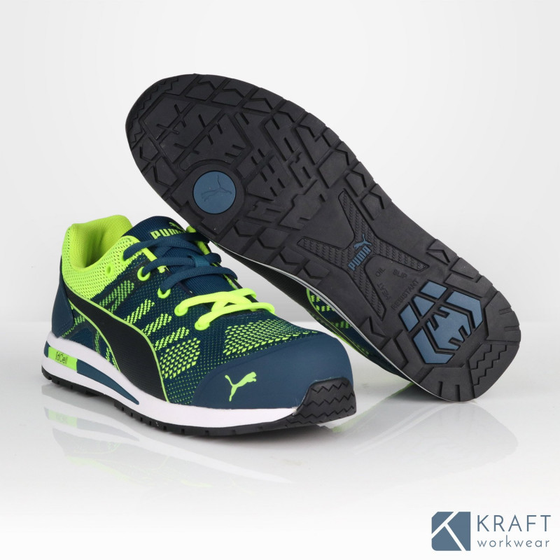 Chaussure de sécurité S1P Puma Elevate Knit Green