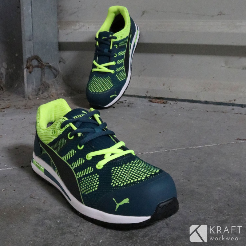 Chaussure de sécurité S1P Puma Elevate Knit Green