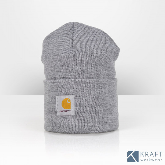 Bonnet Carhartt gris clair chiné