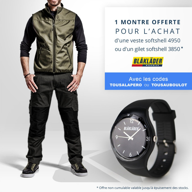 Gilet de travail softshell pour paysagiste Blaklader