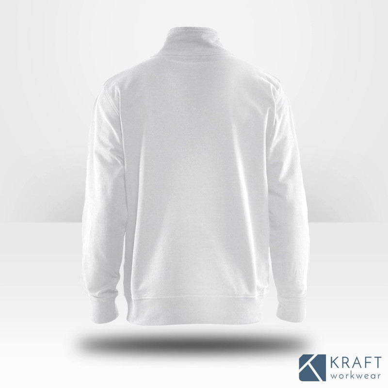 Sweat-shirt blanc peintre et plaquiste Blaklader