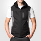 Veste de travail sans manche FHB Justus gris noir