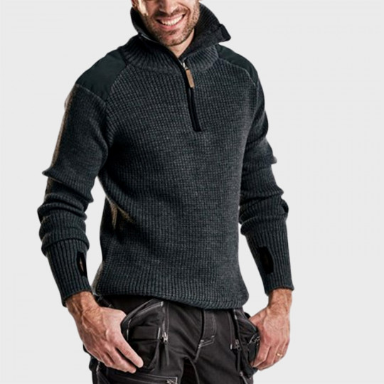 Pull en laine zippé Blaklader