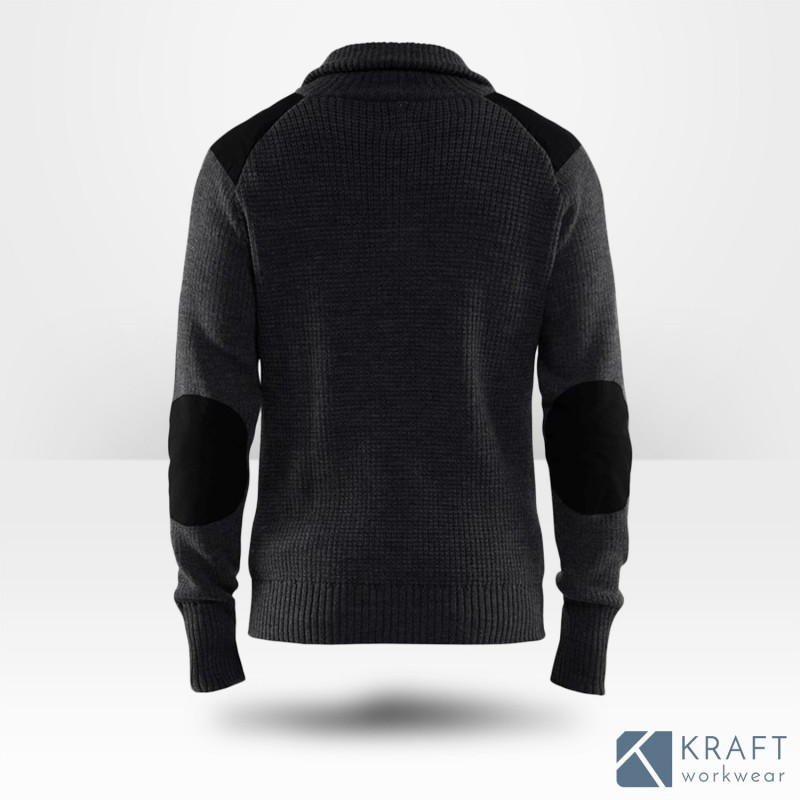 Pull en laine zippé Blaklader