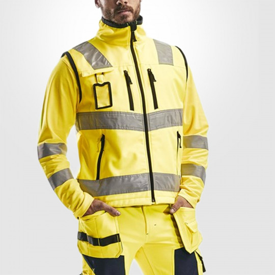 Gilet softshell haute visibilité Blaklader