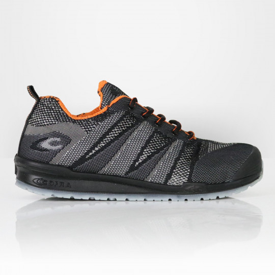 Baskets légères Cofra S1P Fluent noir orange