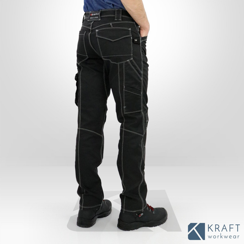 Pantalon jean de travail Cofra Pearland gris