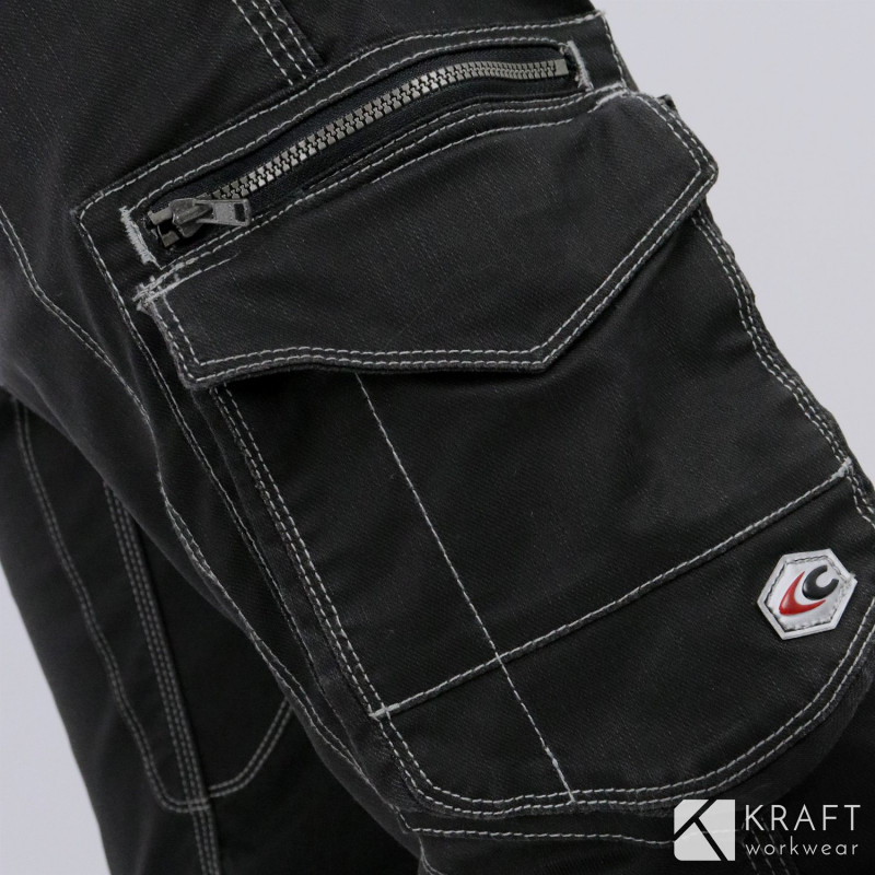 Pantalon jean de travail Cofra Pearland gris