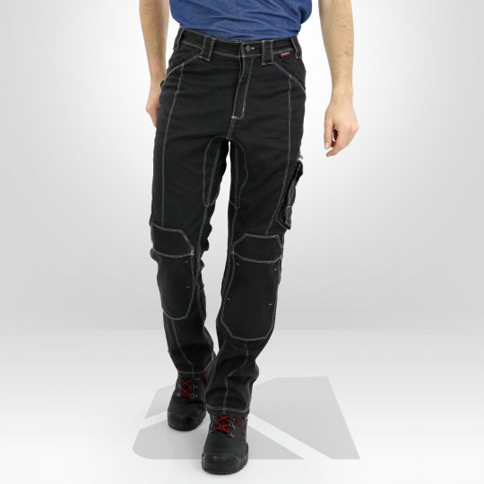 Pantalon jean de travail Cofra Pearland gris