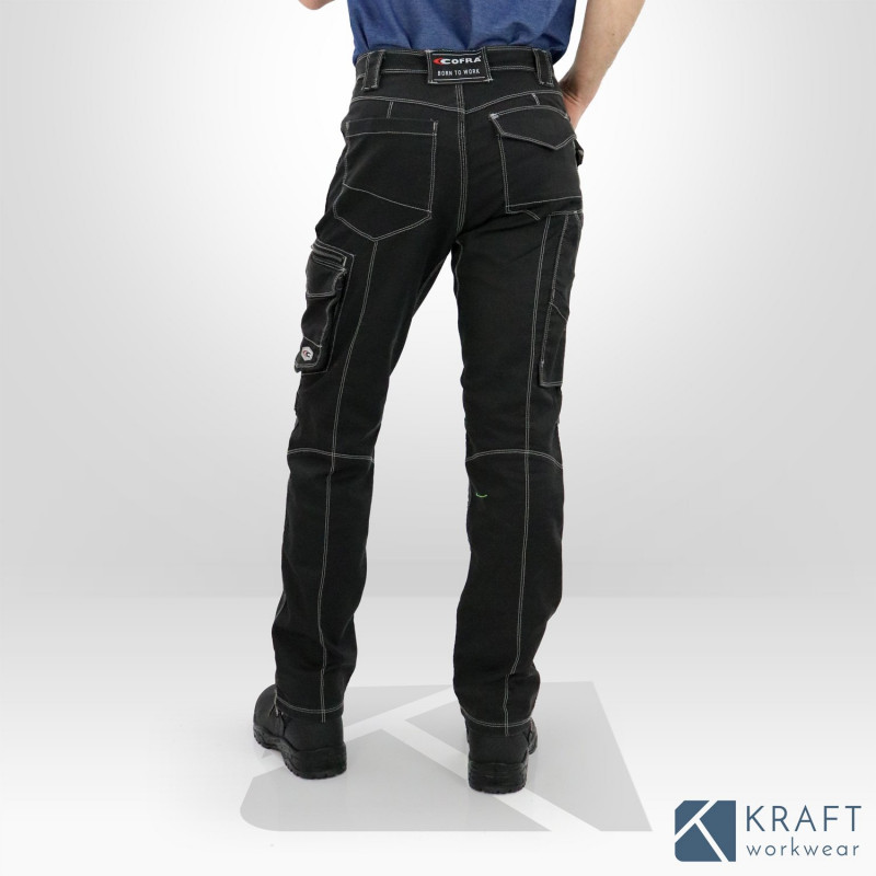 Pantalon jean de travail Cofra Pearland gris