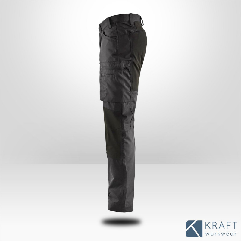 Pantalon Blaklader slim été gris