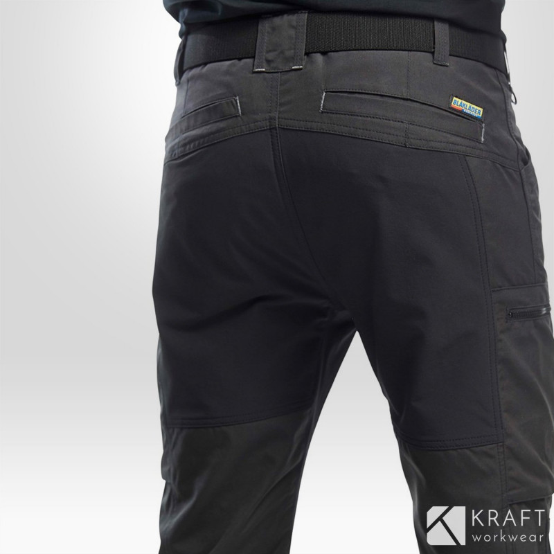 Pantalon Blaklader slim été gris