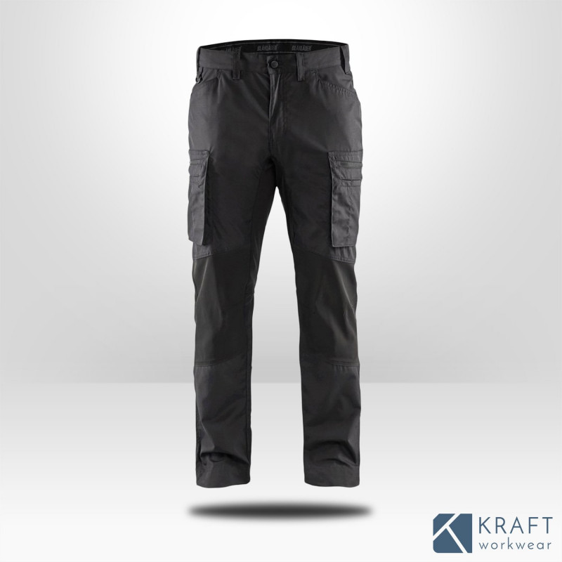 Pantalon Blaklader slim été gris