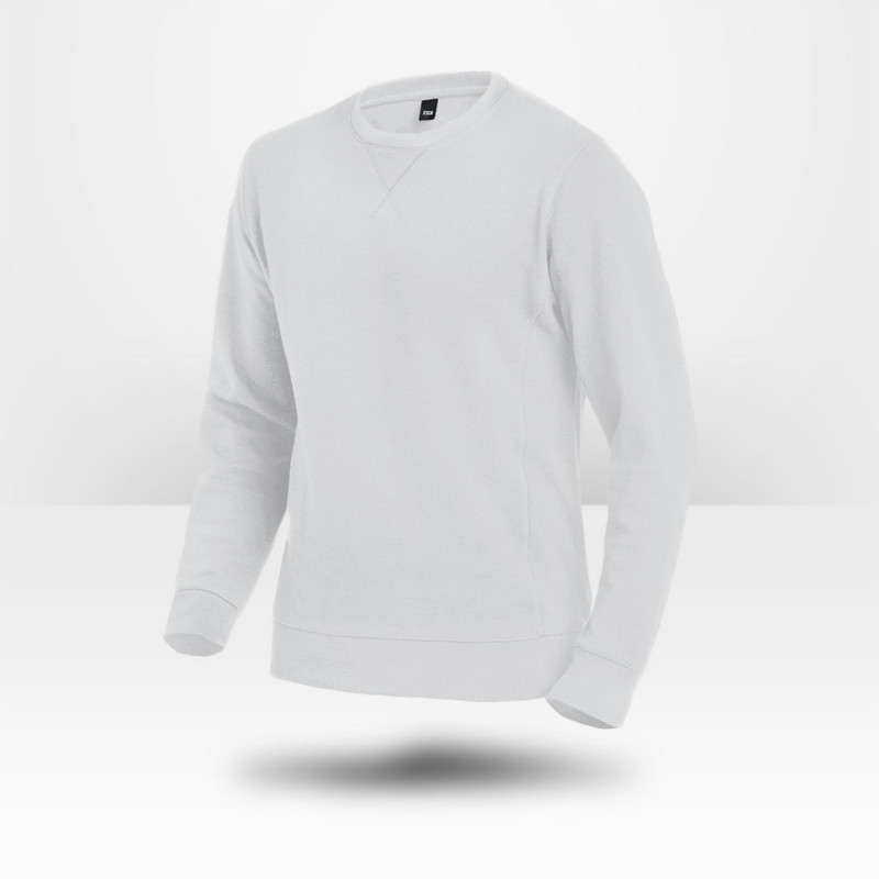Sweat-shirt blanc FHB Timo