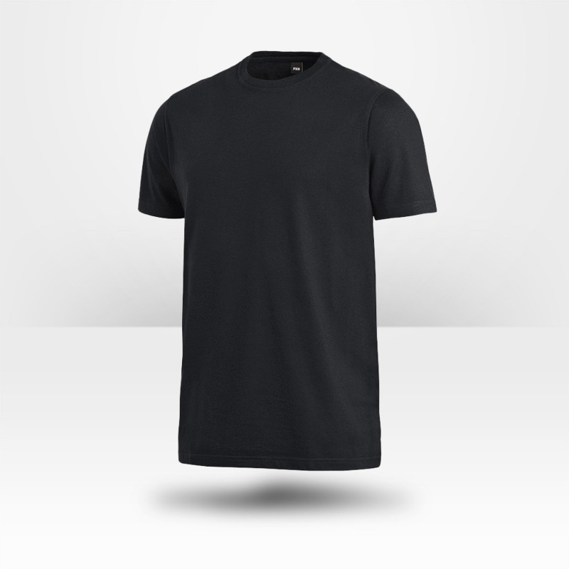 T-shirt noir 100% coton FHB Jens
