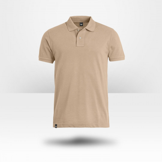 Polo 100% coton FHB Daniel beige