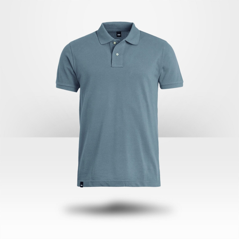 Polo gris 100% coton FHB Daniel