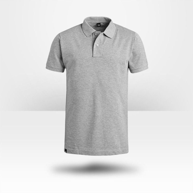 Polo gris 100% coton FHB Daniel