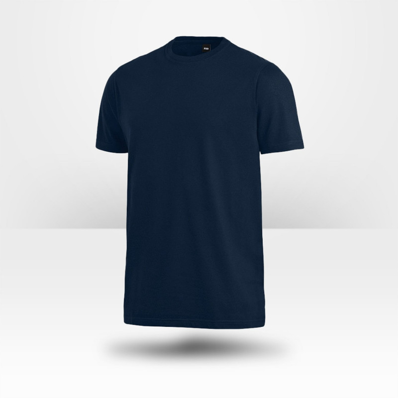 T-shirt bleu 100% coton FHB Jens