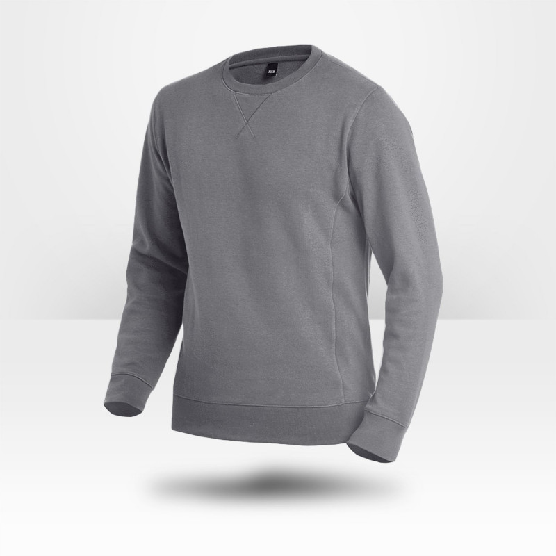 Sweat-shirt gris FHB Timo