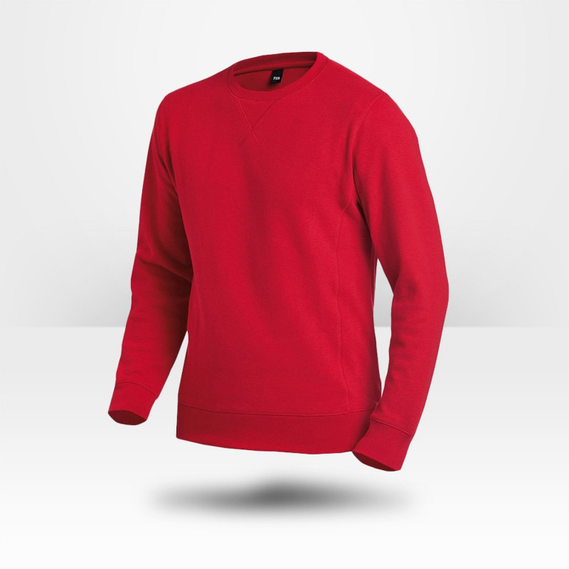 Sweat-shirt rouge FHB Timo