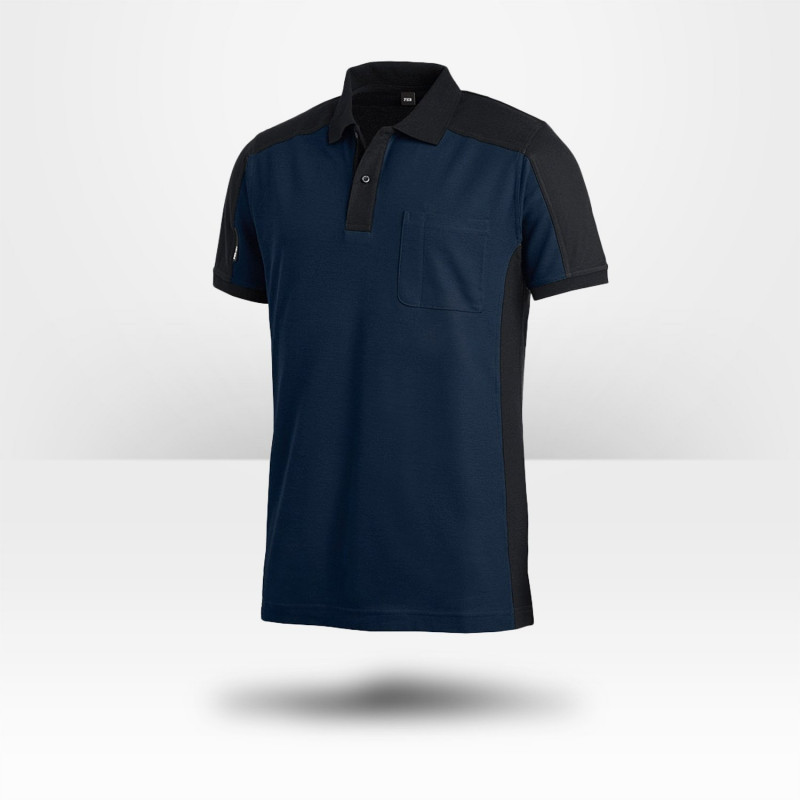Polo bicolore bleu FHB Konrad
