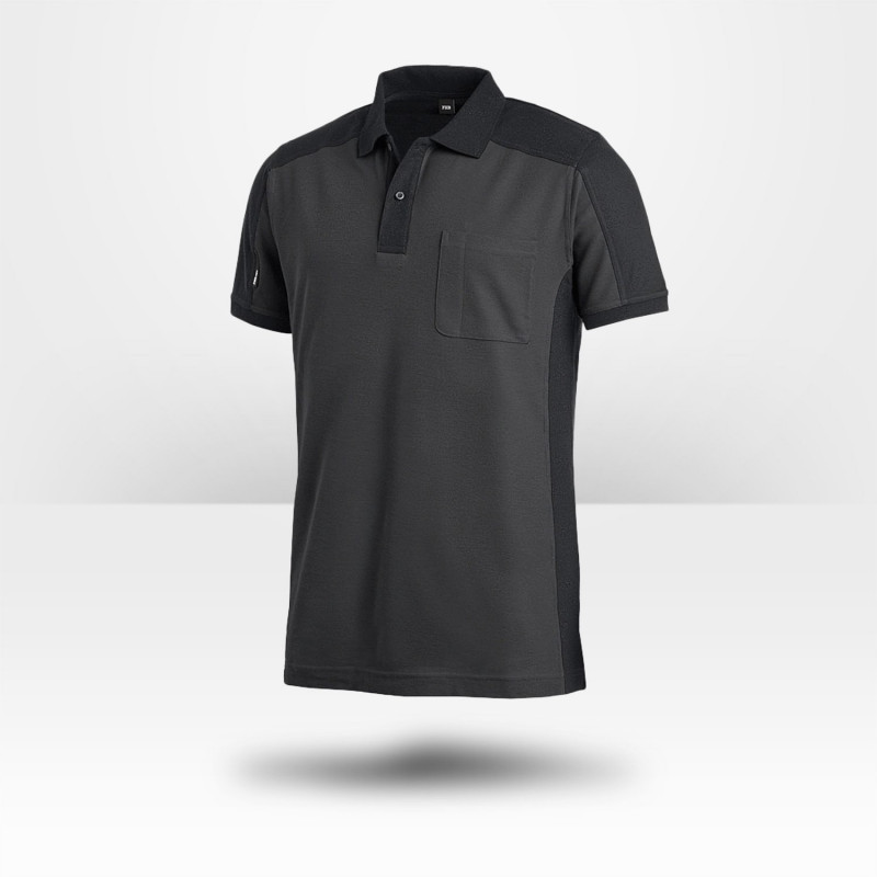 Polo bicolore gris FHB Konrad