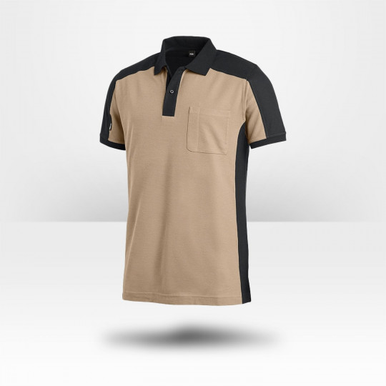 Polo bicolore FHB Konrad beige