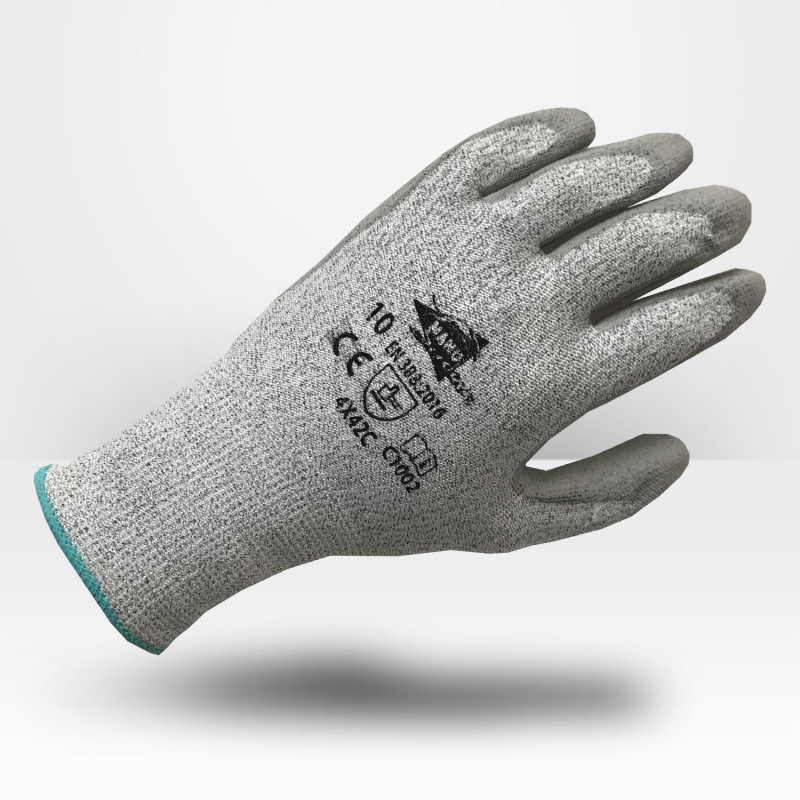 Gants de travail anti coupure en polyuréthane Manusweet