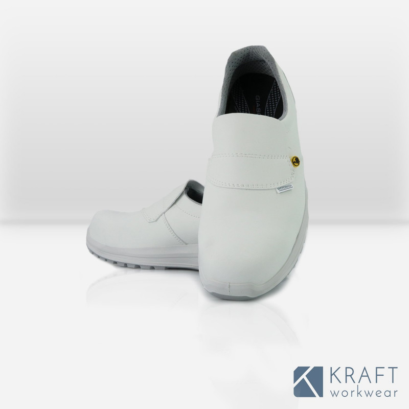 Chaussure de sécurité pour cuisine S2 confortable blanche Giasco Ustica
