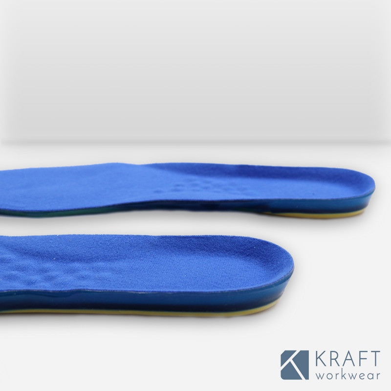 Semelle gel anti fatigue pour chaussure de sécurité