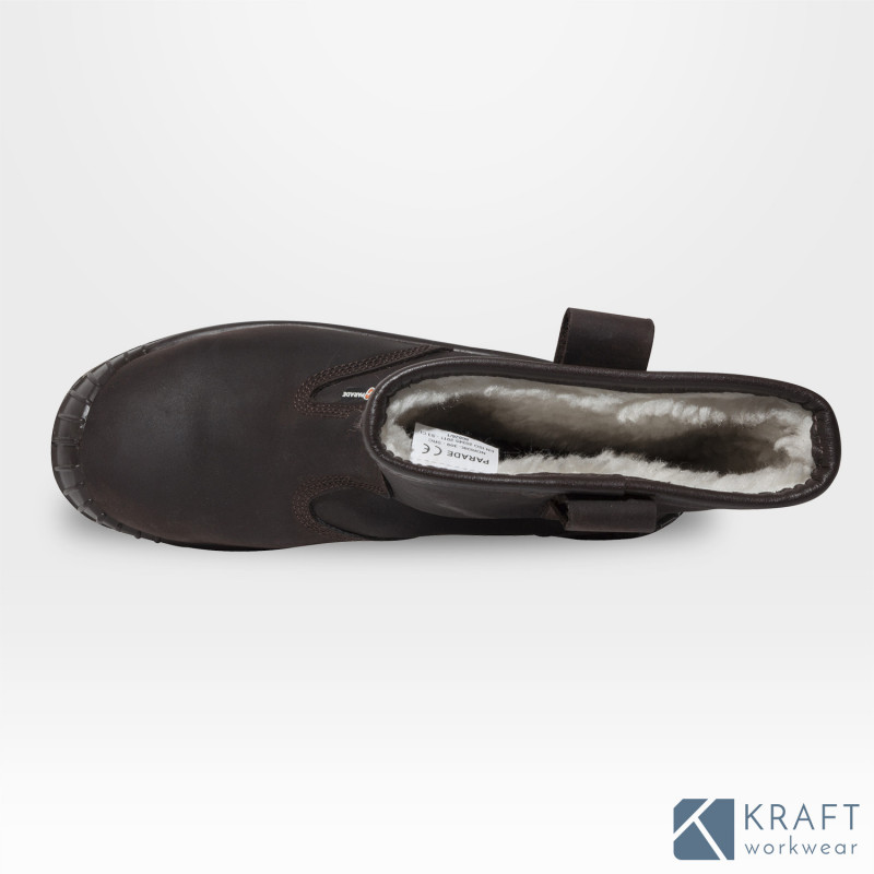 Botte de sécurité S3S fourrée en cuir Parade Nordik