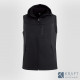 Veste de travail sans manche FHB Justus gris noir