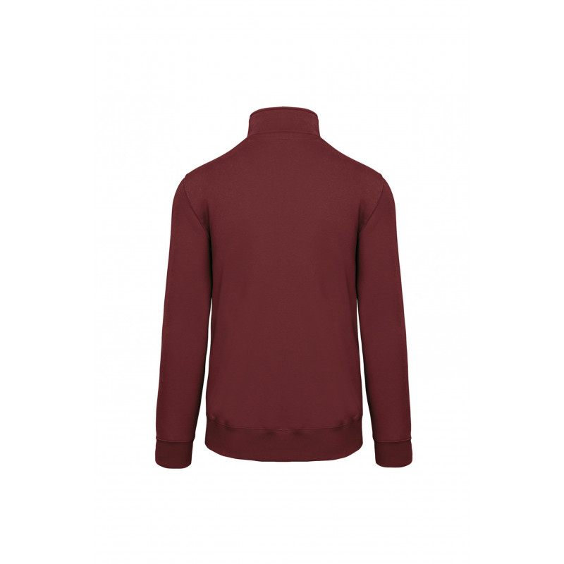 Sweat-shirt de travail col zippé personnalisable