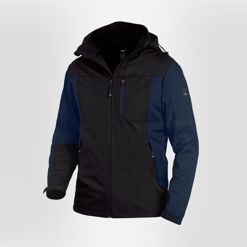 Veste de travail softshell marine FHB Jannik
