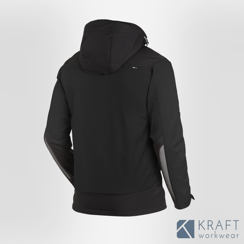 Veste de travail softshell noire FHB Jannik