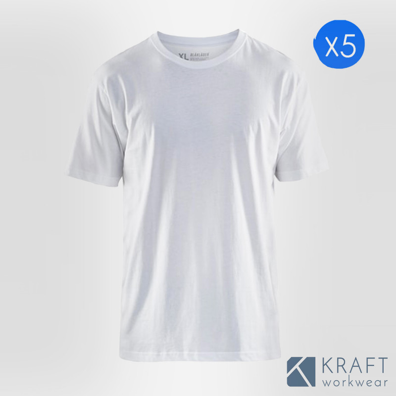 Pack de 5 T-Shirts de travail Blaklader