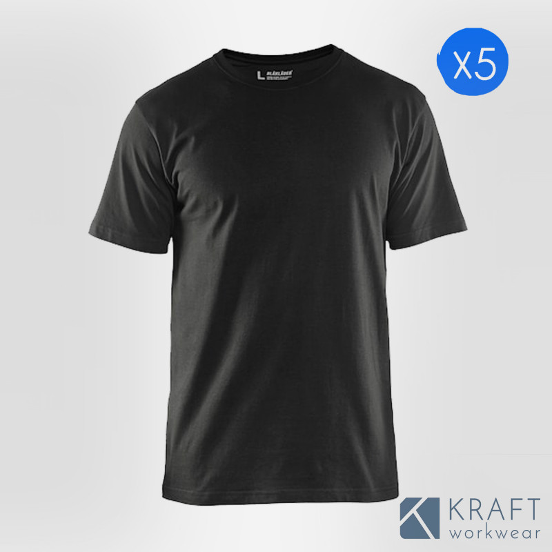 Pack de 5 T-Shirts de travail Blaklader