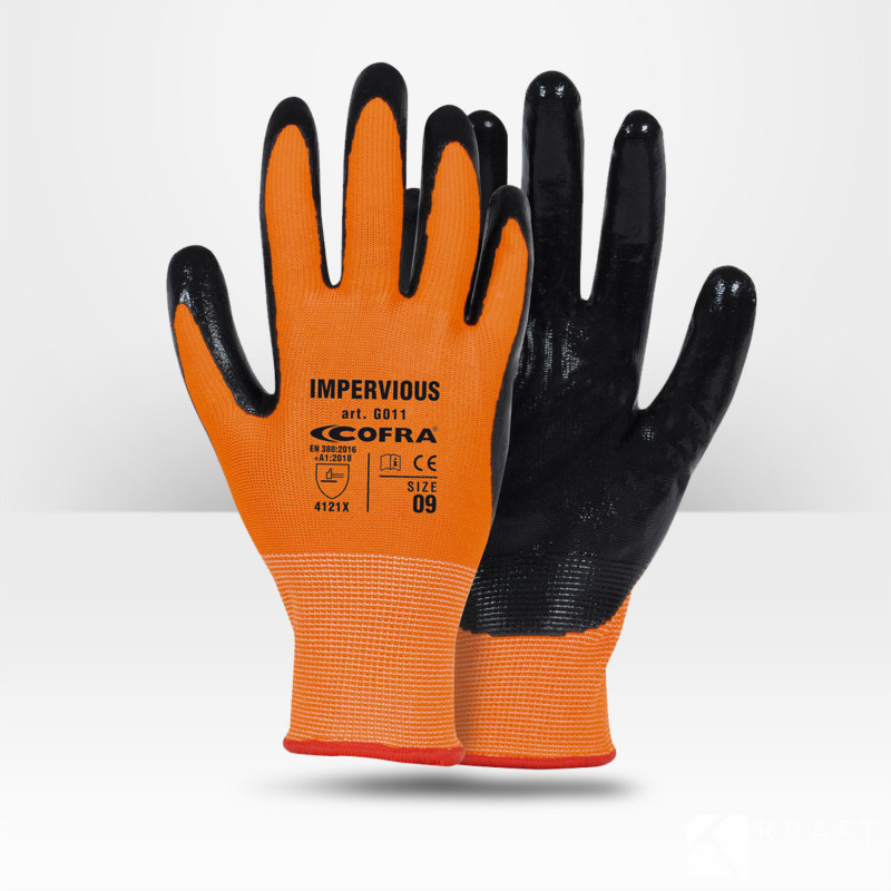 Gants de protection pour menuisier Cofra Impervious