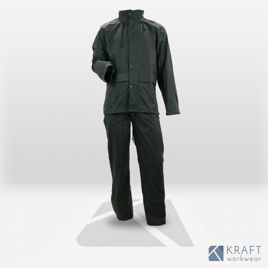 Ensemble de pluie vert armée Cofra