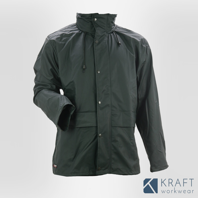 Veste et pantalon de pluie vert armée Cofra Rainfall