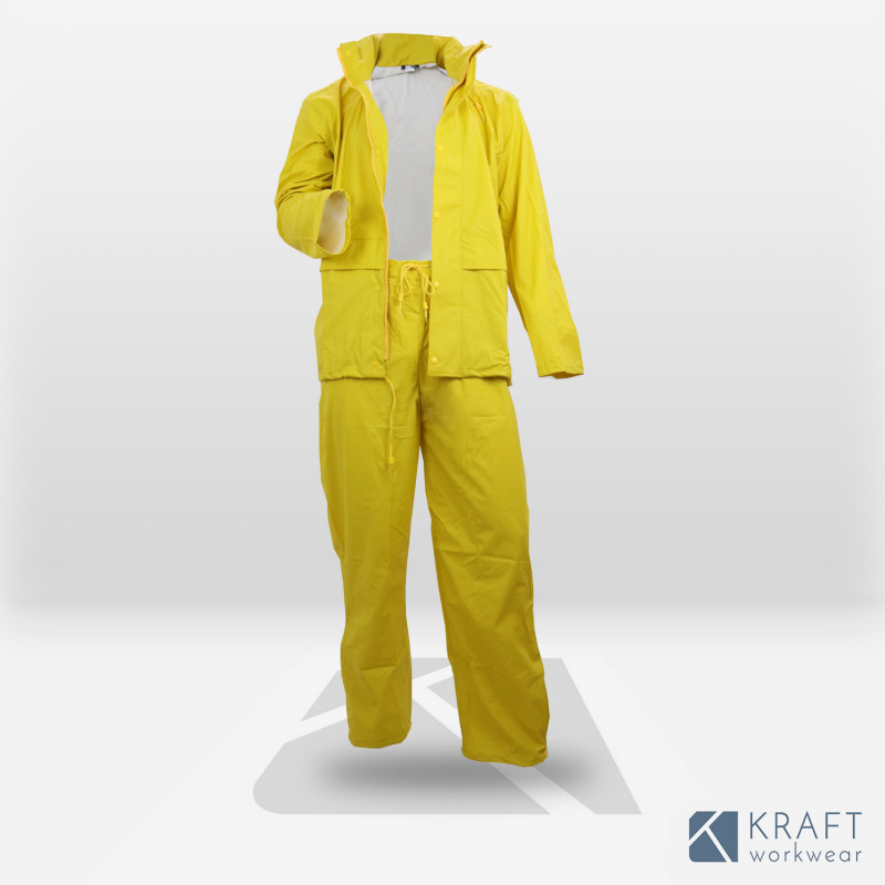 Veste et pantalon de pluie jaune Cofra Rainfall