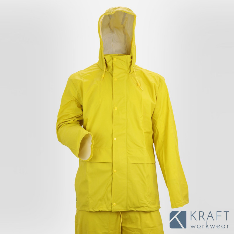 Veste et pantalon de pluie jaune Cofra Rainfall